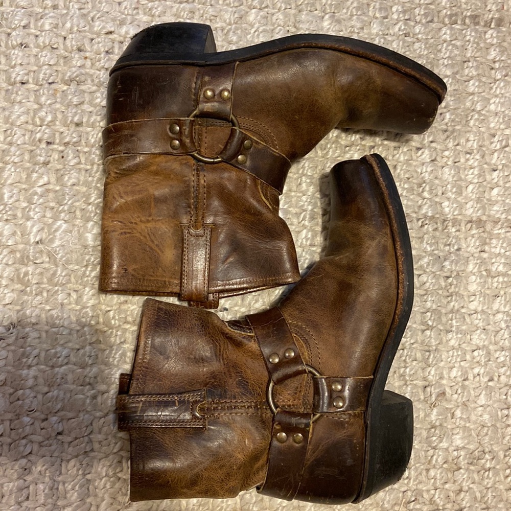 Size 10 Frye Motorcycle Boots